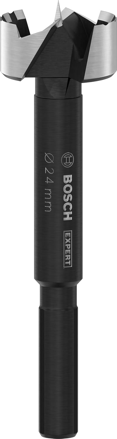Bosch 1 x Expert Wood Forstner Drill Bit (for Softwood, Hardwood, Diameter 24.00 mm, Professional Accessories Drill, Screwdriver)