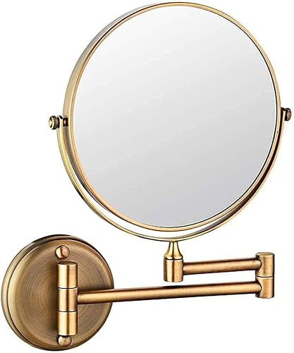 IIUUAYUVI Bathroom Mirror, Makeup Mirror Wall Mounted Bathroom Mirror 8 Inch Lou