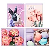 Les cartes de Pâques mesurent environ 10,2 x 14 cm et sont livrées avec des enveloppes assorties.