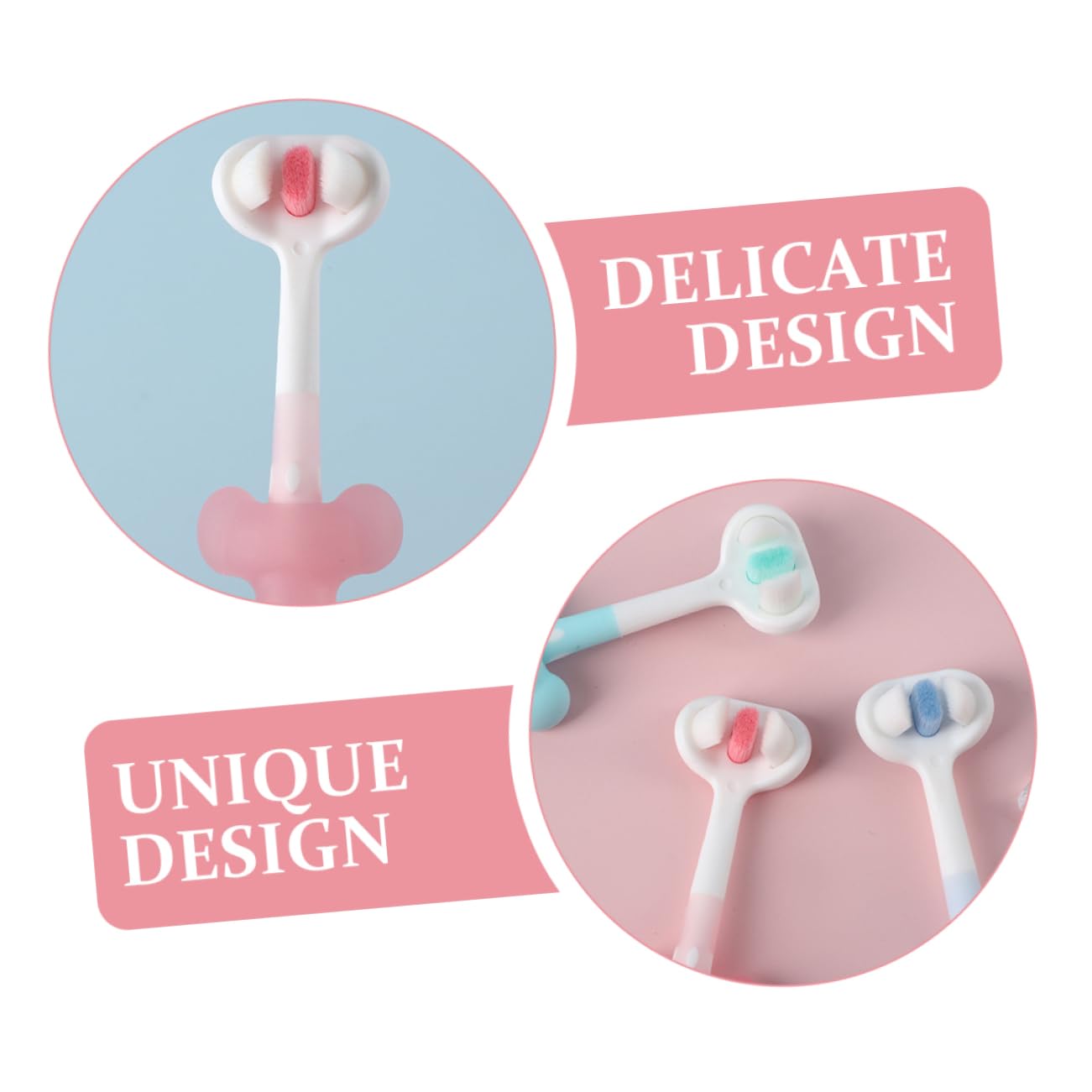 PACKOVE 5 Series Cepillo De Dientes De Cerda Dentición Tu Oral Cepillo De Dientes Infantil Cepillo De Dientes Para Cepillo De Dientes Para Bebés Tipe 3 Piezas X 5