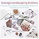 TYXHXTF 8 Sets 3D House Stickers, Miniatur Haus Sticker 3D, 3D Sticker Scene, Haus Aufkleber Machen Sie Ihren Eigenen, Relief Stress für Erwachsene und Kinder