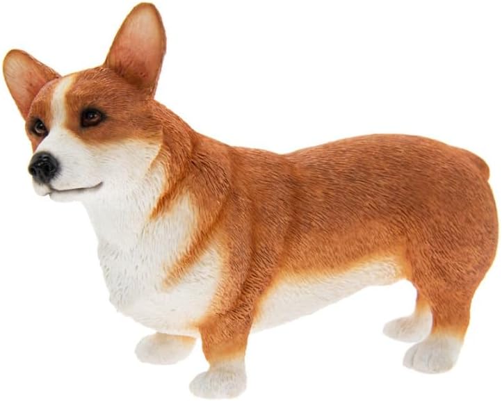 Dog Ornaments Dog Figure Gifts Dog Statues (Corgi Dog Statue)