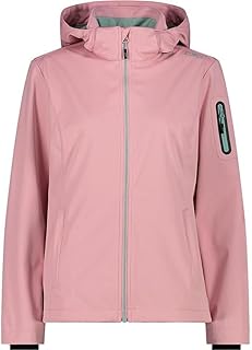 Chaqueta con capucha para mujer, color rosa
