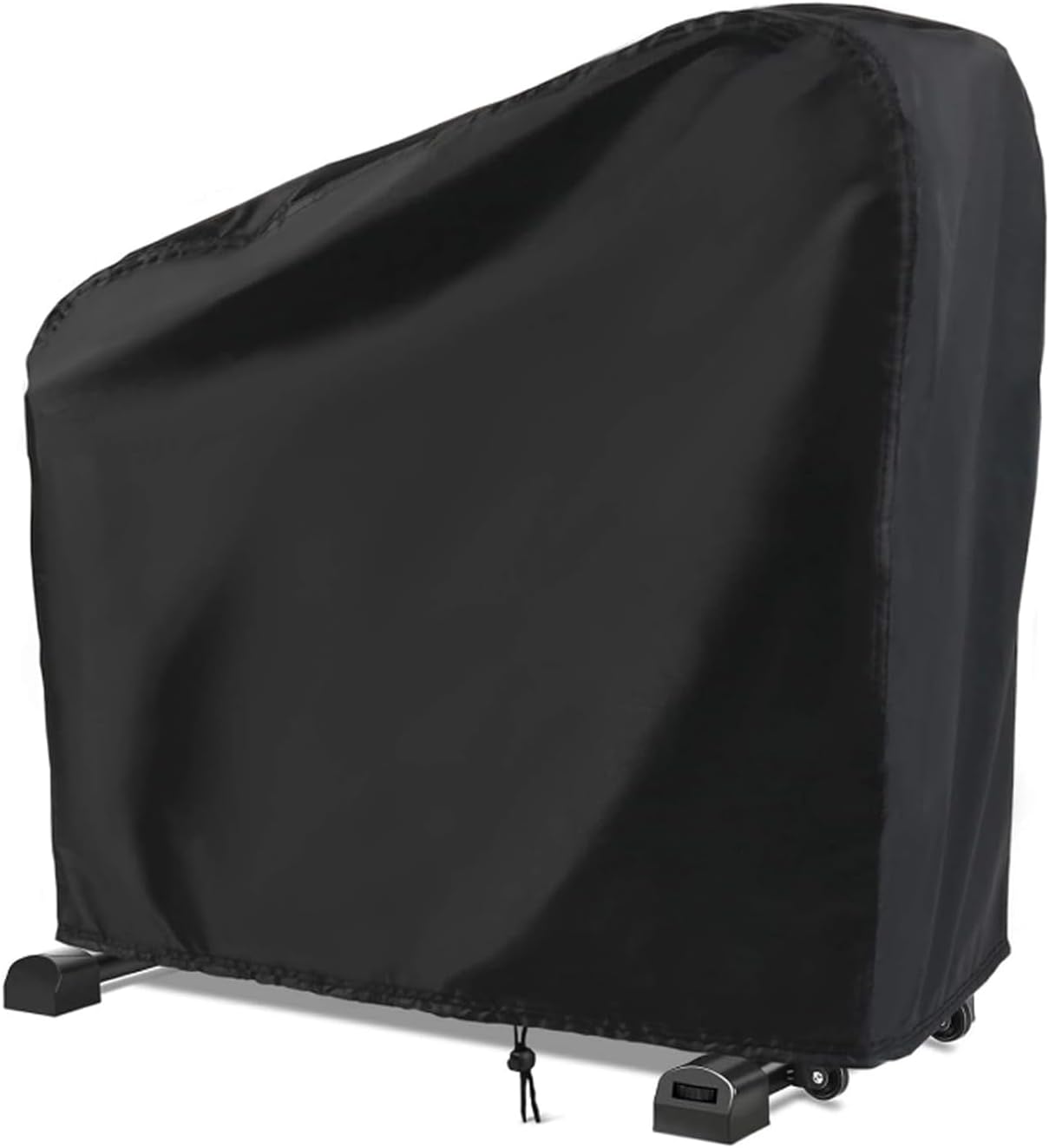 Exercise Bike Cover,Upright Cycling Cover Stationary Bike Covers compatible with Nordictrack, Outdoor Storage Waterproof Dustproof Bicycle Cover(Black, 60"L x 22"W x 63"H)