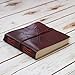 Soothi Direction Handmade Antique Leather Journal for Travel or Diary, Unlined, Brown, 7''x7''