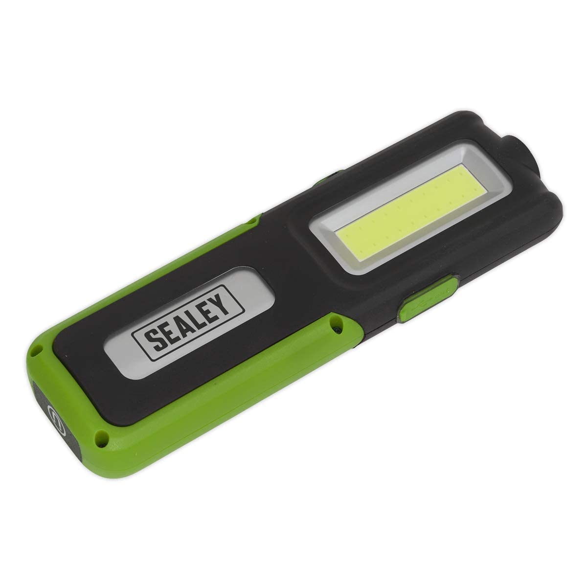 Sealey Rechargeable Inspection Lamp Green 5W COB + 3W LED +Power Bank - LED318G