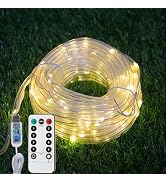 Auting 10m LED Lichterschlauch Warmweiß – 100 LEDs, IP44/IP65, Fernbedienung Mit 8 Modi & Timer – Deko Für Innen & Außen