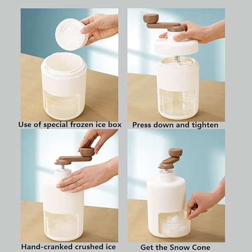 Shoxil Shaved Ice Machine Snow Cone Machine Manual - Portable Ice Crusher And Shaved Ice Machine With Free Ice Cube Trays - Bpa Free #TOP3