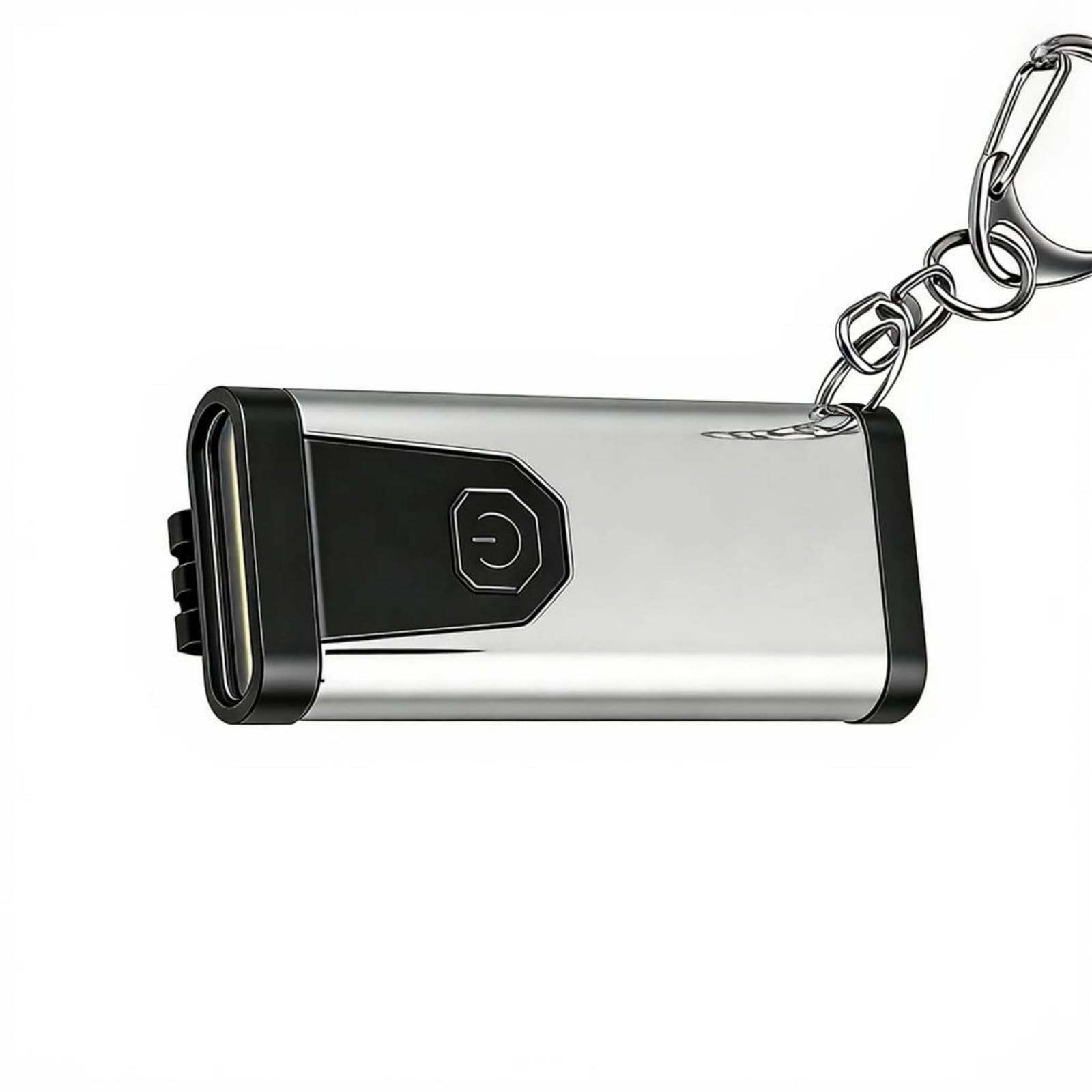 Tsophreniq USB LED Multifunctional Strong Light Handheld Keychain Flashlight Camping Torch for Outdoor Sports Aluminum Keychain