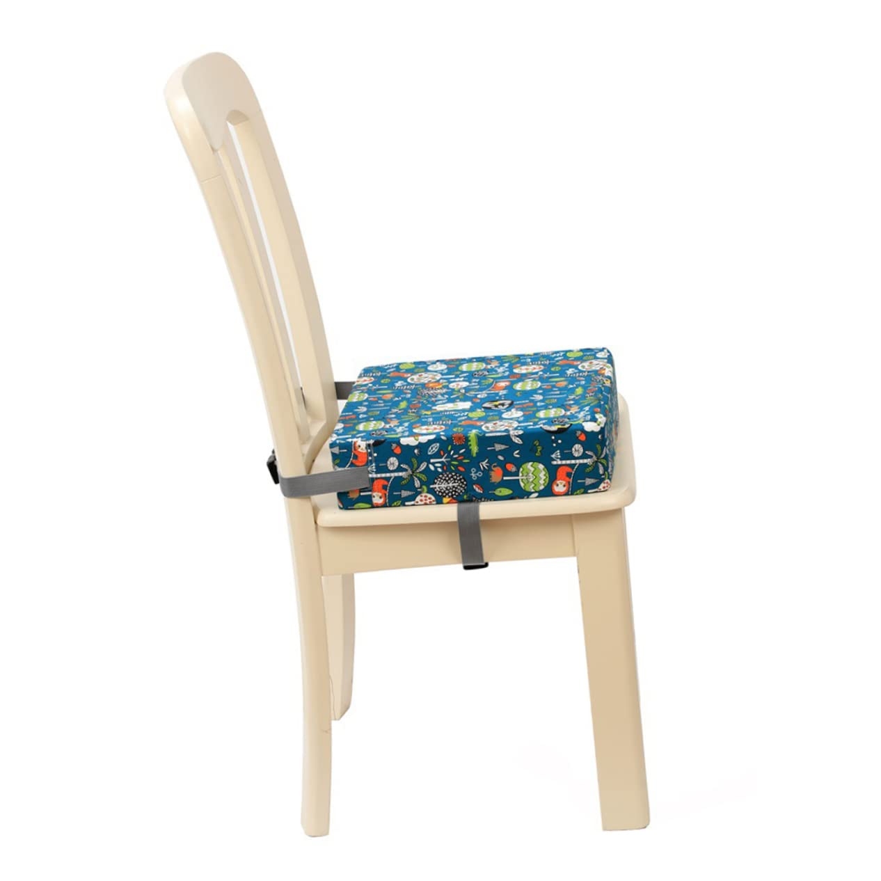 BESTonZON Cojín Elevador de Silla para Niño Fácil de Limpiar y Transportar, Almohadilla de Tela Verde para Trona en Casa o Restaurante