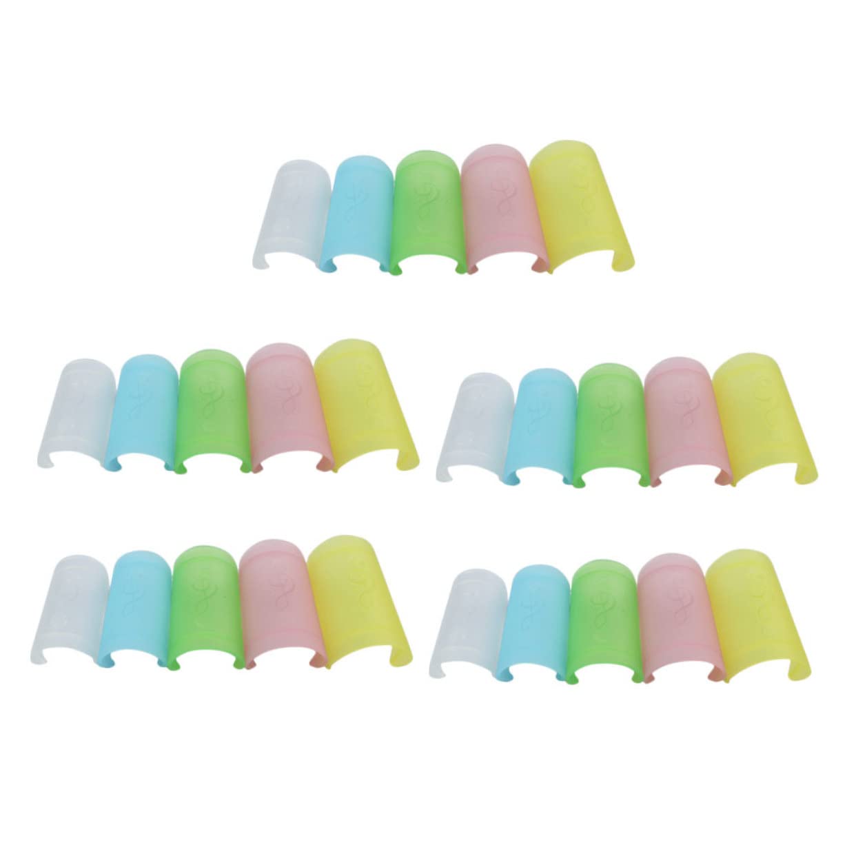 Toddmomy Swabs for Flutes 25 Pcs Flute Care Kit Plastic Protector Covers Random