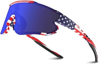 Polarized Sports Sunglasses for Men Women,Running Fishing Baseball Sunglasses,Cycling MTB Bike Glasses UV400