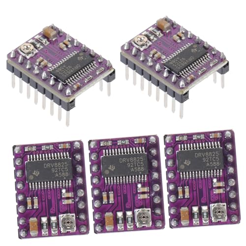 PRETYZOOM 5pcs Stepper Motor Driver Module Heat Sink Driver Module for Printer Parts Compatible Ramps