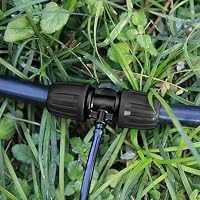 Micro Drip T-stück Schlauch Verbinder mit Widerhaken 1/2 Zoll bis 1/4 Zoll 10Stk Gartenbewässerung Barbed Tee t-anschluss Anti-drop Kunststoff Reduzier Connector 13/16mm bis 4mm ID Rohre – Ansicht 5