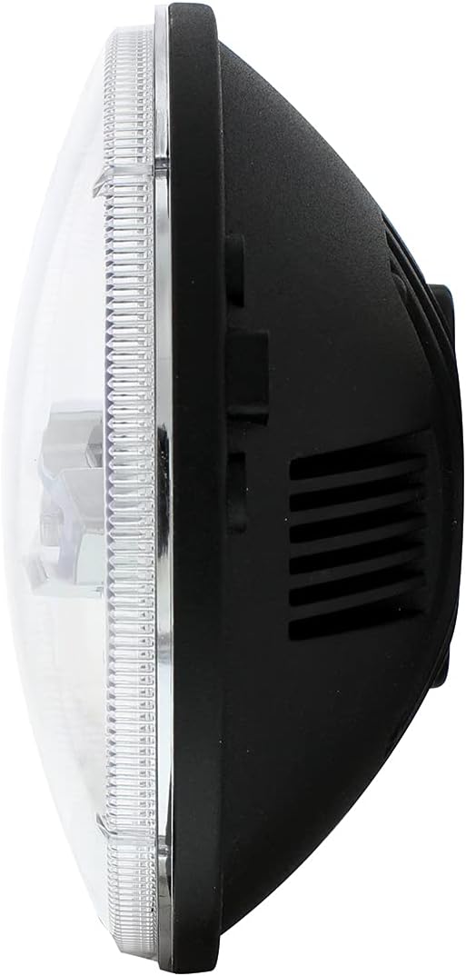 United Pacific 31514 Ultralit 3 High Power LED 7” Headlight w/10 Amber LED Position Light, Fit OEM Housing, Easy Install, DOT/SAE Approved – ONE Unit