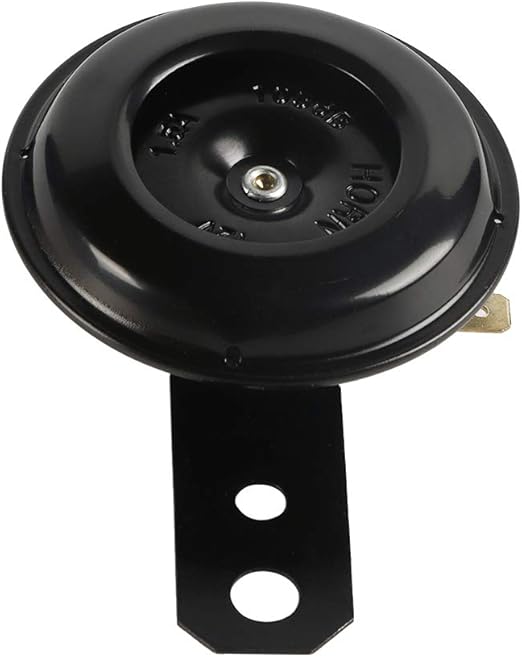 Amazon オートバイ用ホーン 高音ホーン オートバイのクラクション 直径65mm 12v 大き音 105db 信号提示 ハンドルの長さmm 電気ホーンラッパ 小型スピーカー 耐久性 耐腐食性 防水性 直接取り付け 電気自動車 オートバイ 三輪車対応 バイク用ホーン 車 バイク