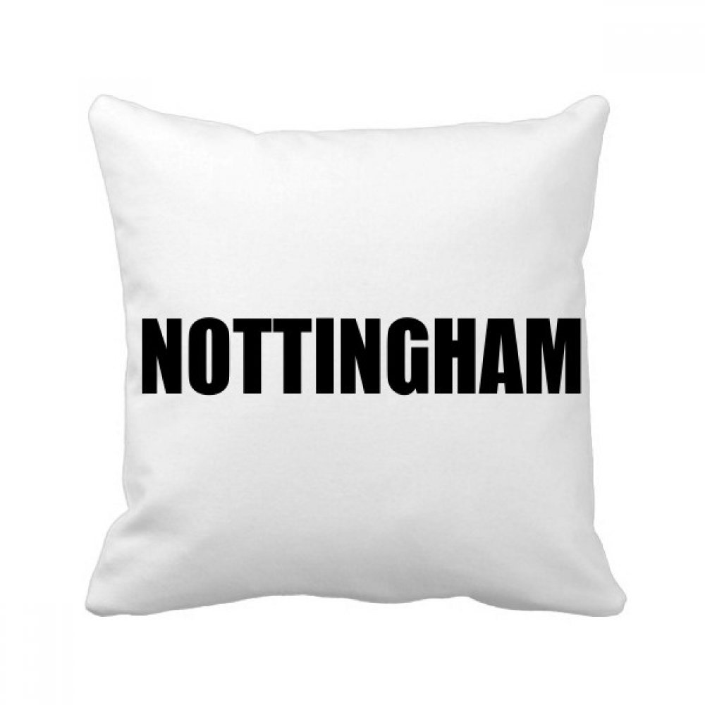 Oreiller Nottingham cadeau deco de salon multicolore 40 x 40 cm pour les amateurs de voyage