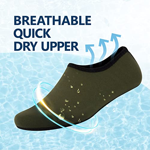 Image of JACKSHIBO Water Shoes for Women Men Quick-Dry Swim Shoes Beach Water Socks | Aqua, Swimming, Yoga, Surf, River, Lake, Kayak, Pool Socks, Cruise Essentials, Sport, Adult, Unisex, Cute, Barefoot, Vacation