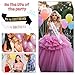 It's My Birthday Sash 2 Packs Birthday Sash for Women Black and White Happy Birthday Sash for Girls Boys Birthday Party Gifts