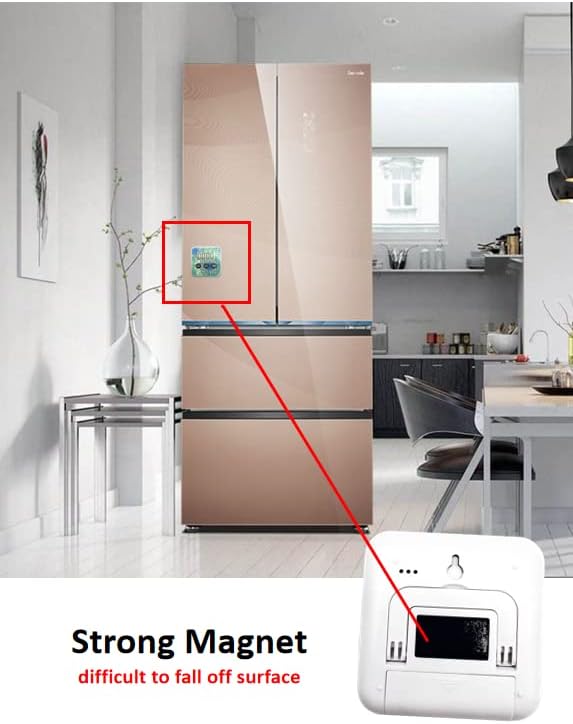 Miniatura 4 de Temporizador electrónico multifuncional, gestión de aprendizaje en el aula, temporizador digital magnético de cocina (Mandala verde)