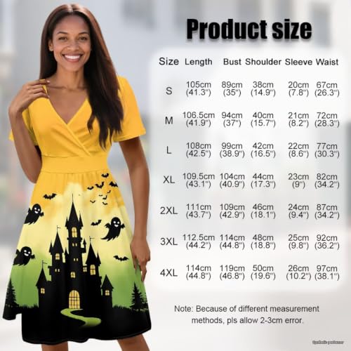 Image of Women's Summer Dresses Short Sleeve Formal Dresses with Pockets