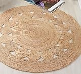 Hand Braided Rounnd Jute Rug Area Rounnd Area Rug Custom Size Round Rug Indian Handmade Home Decor Rounnd Rugs 2x2 feet