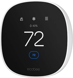 ecobee Smart Thermostat Essential - Energy Star Certified Programmable Wi-Fi Thermostat - Works with Siri, Alexa, and Google Assistant (Pack of 10)