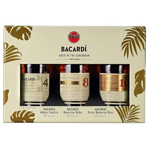 BACARDI Premium Rum Discovery Pack Rum (1 x 0.3l)