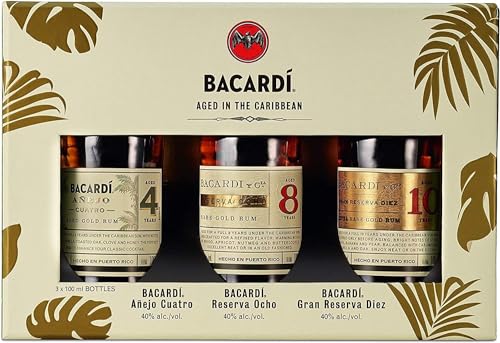 BACARDI Premium Rum Discovery Pack Rum (1 x 0.3l)