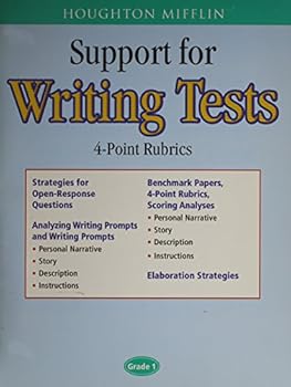 Paperback Houghton Mifflin English: Support for Writing Test 4pt Level 1 Book