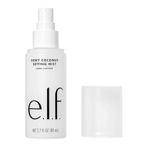 e.l.f. Dewy Coconut Setting Mist, Makeup Setting Spray For Hydrating