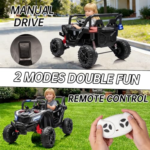 Image of Kid Police 4WD UTV 24V Ride On Toys for Big Kids 2 Seater Ride On Toys Kids