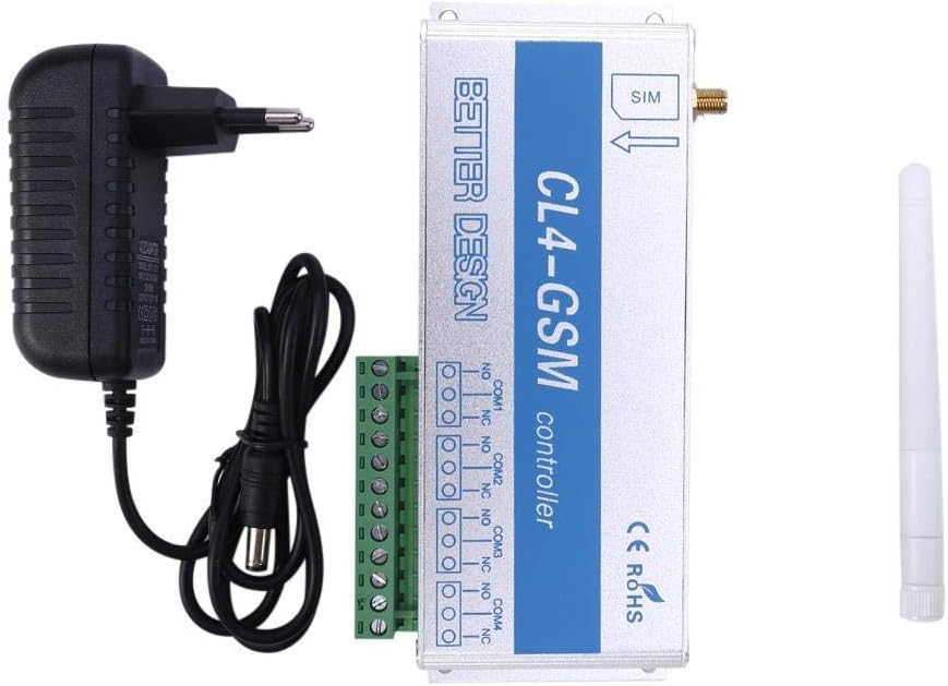 Call Control Wireless Remote Controller Switch, GSM Controller, CL4-GSM Remote Controller Refrigerator Computer for Home Security System Hotel(European regulations)