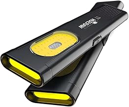 【WARSUN T7】超小型フラット懐中電灯｜EDC対応 薄型LEDライト｜USB-C充電式・COB側面灯・多機能モード搭載・マグネット付き (2, 黒)