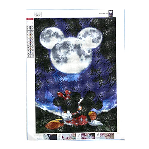 Generies 5D DIY Full Drill Diamant-Mal-Kit Arts Craft Home Decor Cartoon Anime-Serie Süße Mäuse (30X40CM) – Bild 6