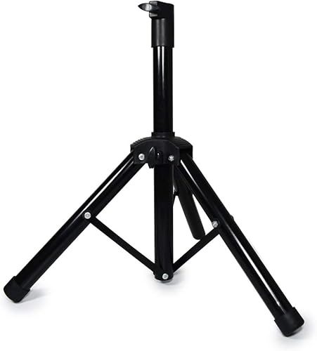 Soporte de trípode resistente para luces LED de camping Conpex luces de aluminio al aire libre poste soporte negro