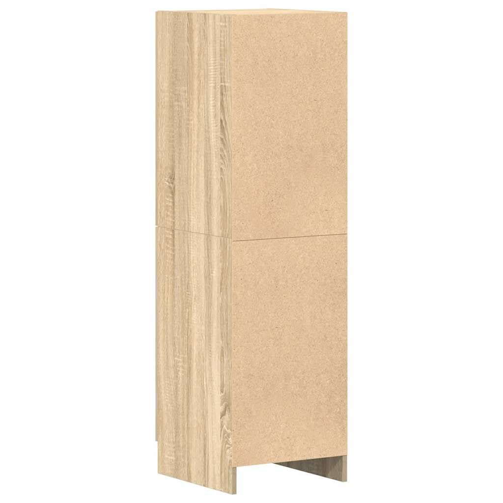 vidaXL Küchenschrank Sonoma-Eiche 38x41,5x131,5 cm Holzwerkstoff, Schrank, Küchenzeile, Beistellschrank, Vorratsschrank, Geschirrschrank, Sideboard