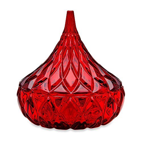 Godinger Dublin Crystal Red Hershey's Kiss Candy Dish Amazon.in Home