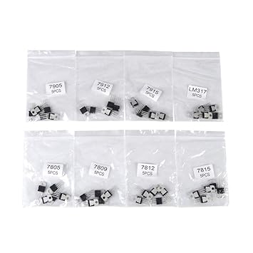 JFET, Current Transistor Assortment Kit 40pcs Electronic Components Zoom in
