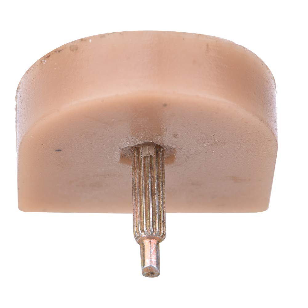 Jauarta 10 Pairs High Heel Tips Replacement Shoes Heel Dowel Shoe Repair Accessories (613 Beige 19 * 20.5)