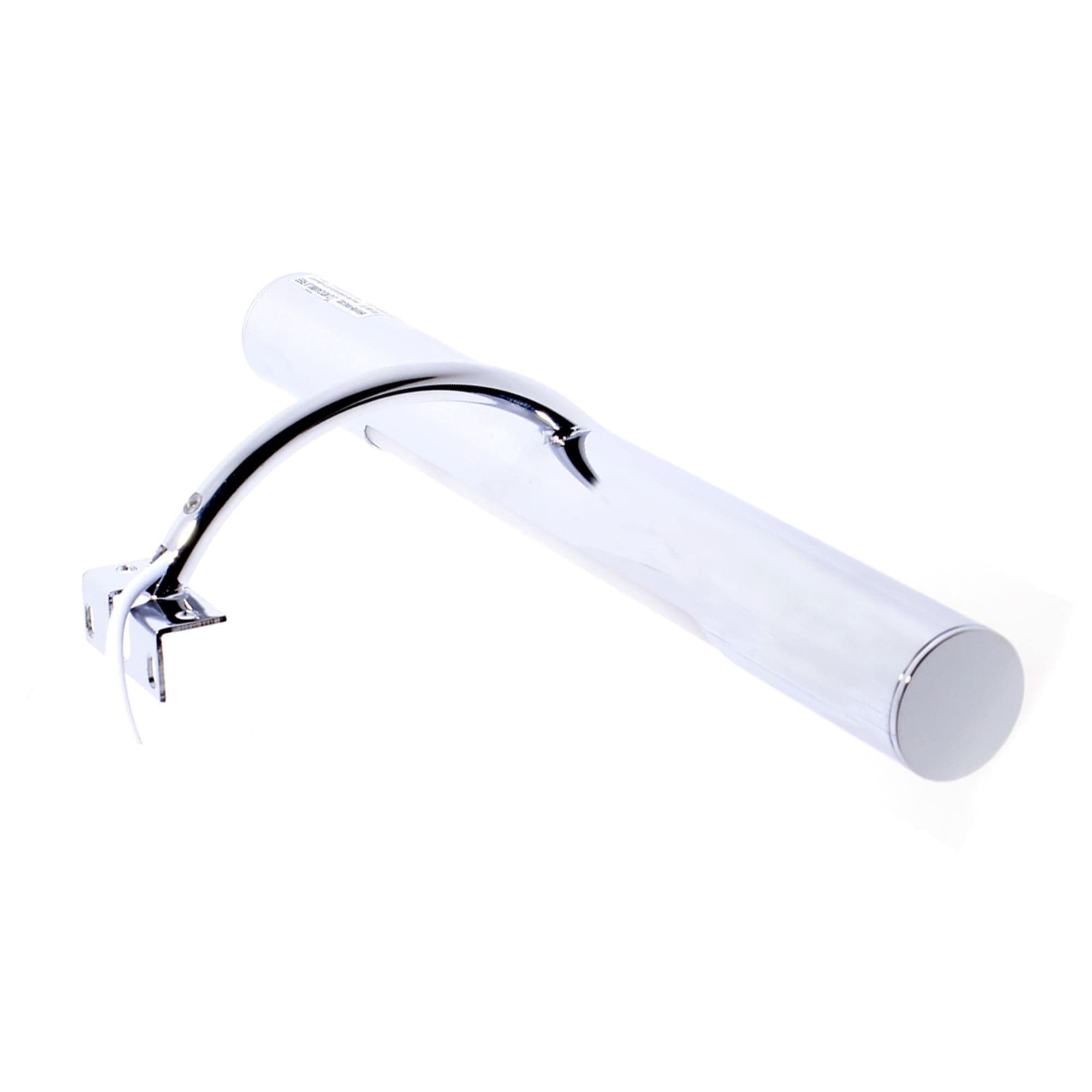 wonderlamp Andrea - Applique da parete a LED, 5 watt, cromato, 6,1 x 28,4 x 6,1 cm