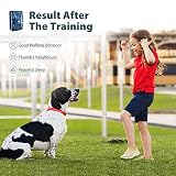 Queenmew Anti Bell Gerät Hunde, 3 Modi Antibell Ultraschall Gerät, 33 Fuß Stopp Hundebell Gerät, IPX4 wasserdichtes Antibell für Hunde für das Training Großer Kleiner Hunde im Freien und Innenbereich