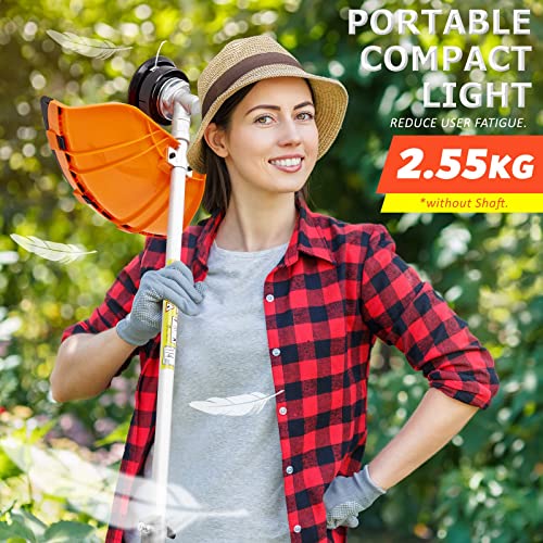 Dynamic Power 26c 2-Stroke Gas Powered Weed Eater/Edger/Whipper Snipper with 1 Cutting Path & Heavy-Duty Steel Blade – Professional Lightweight Design - Image 5