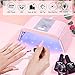 WuBeFine Poly Extension Gel Nail Kit, Nail Builder Gel Nail Enhancement Trial Kit, for Beginner and Professional Technician Manicure Set, with Mini Nail Lamp