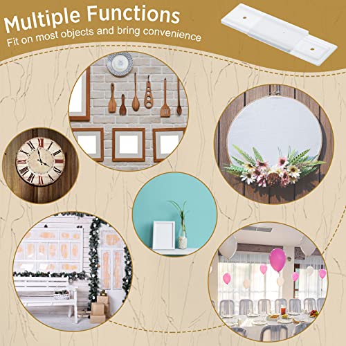 Yinkin 6 Pcs Power Strip Holder Self Adhesive Power Strip Wall Mounted Protector Punch Free Cable Management System Plug-In Surge Protector Holder Power Strip Holder For Computer Office thumb #6