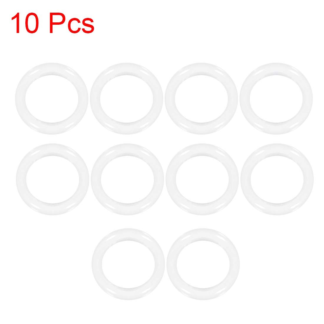 DealMux Silicone O-Rings, 13mm Inner Diameter, 19mm OD, 3mm Width, Seal Gasket 10pcs 1