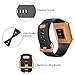 AIUNIT Compatible Ionic Bands for Men Women Small with Burnt Buckle, Replacement Strap Sport Accessory Wristband for Ionic Smart Watch