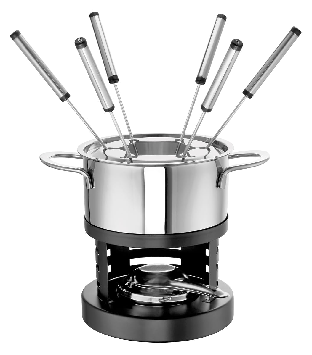 ROHE-Germany 208291-16 Fabio Fondue 16 cm Ø, Edelstahl, 1.8 liters