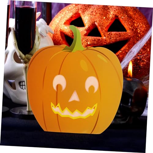 ABOOFAN 20 Unidades Saco de papel retardante de chamas de abóbora de Halloween lanterna de vela saco