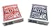 Tally-Ho Fan Back Design Playing Cards 12 Decks (6 Red, 6 Blue)
